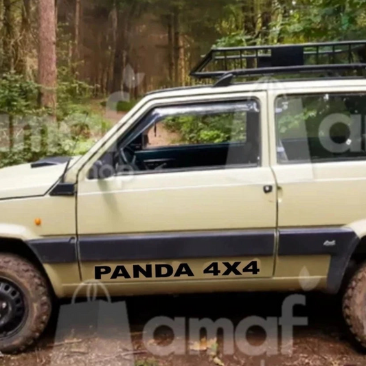 Coppia adesivi FIAT PANDA 4X4 Off Road Fuoristrada