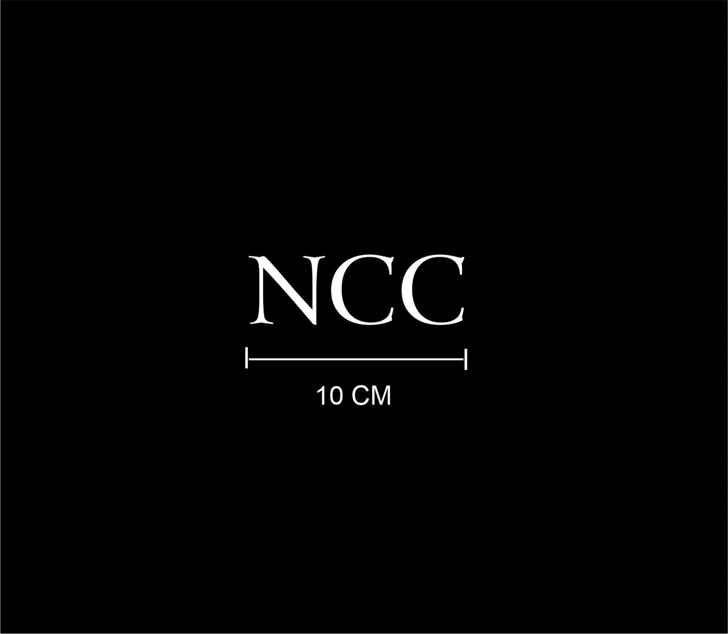 ADESIVO STICKER NCC NOLEGGIO CON CONDUCENTE MISURE PERSONALIZZATE TRASPORTO