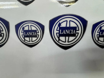 logo Lancia Ypsilon e Musa (2001/2007) coppia adesivi posteriore e anteriore