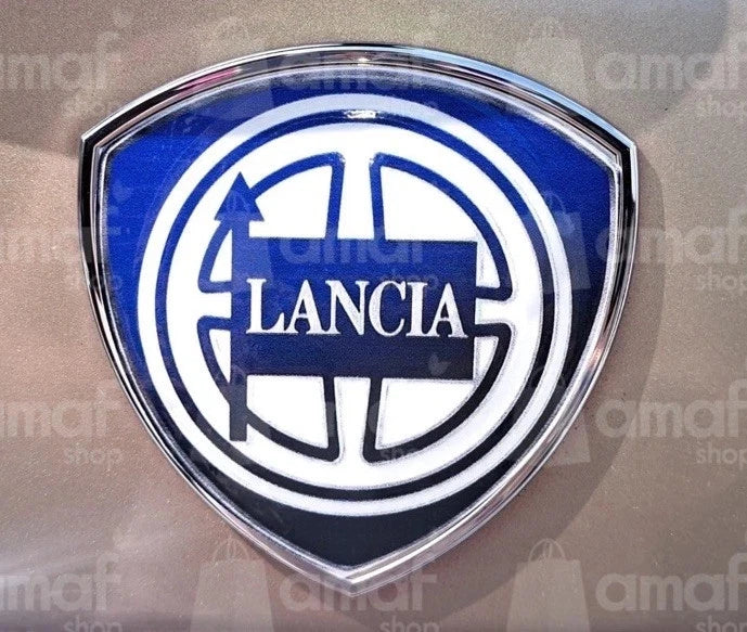 logo Lancia Ypsilon e Musa (2001/2007) coppia adesivi posteriore e anteriore