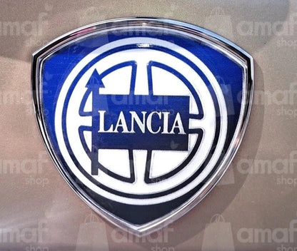 logo Lancia Ypsilon e Musa (2001/2007) coppia adesivi posteriore e anteriore