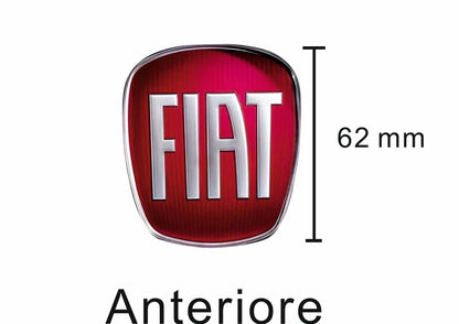 Stemma Logo fiat ADESIVO, Anteriore E Posteriore Per Fregi Grande Punto e Panda