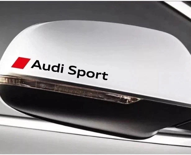 N4 Adesivi Audi Sport finestrino-Cerchi a1 a3 a4 a5 a6 a7 tt q3 q5 S3 S-line q7