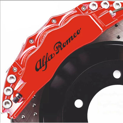 ALFA ROMEO Logo adesivi Pinze Decal Sticker Auto 4 pezzi diversi colori