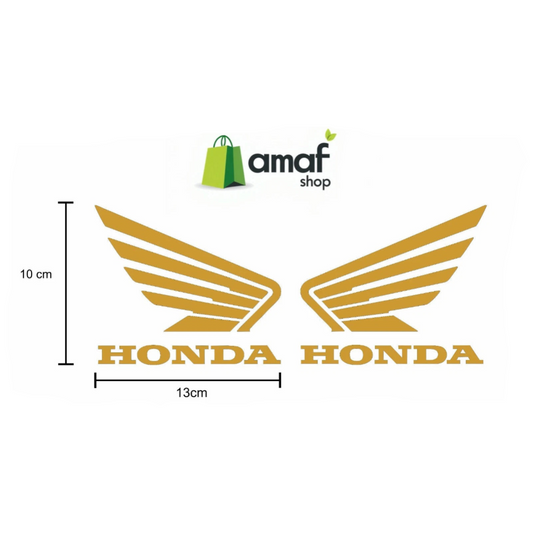 ADESIVI HONDA ALA ORO VINILE PRESPAZIATO SERBATOIO MOTO E APPLICAZIONI VARIE