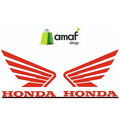 ADESIVO ADESIVI HONDA ALA VINILE PRESPAZIATO SERBATOIO MOTO E APPLICAZIONI VARIE